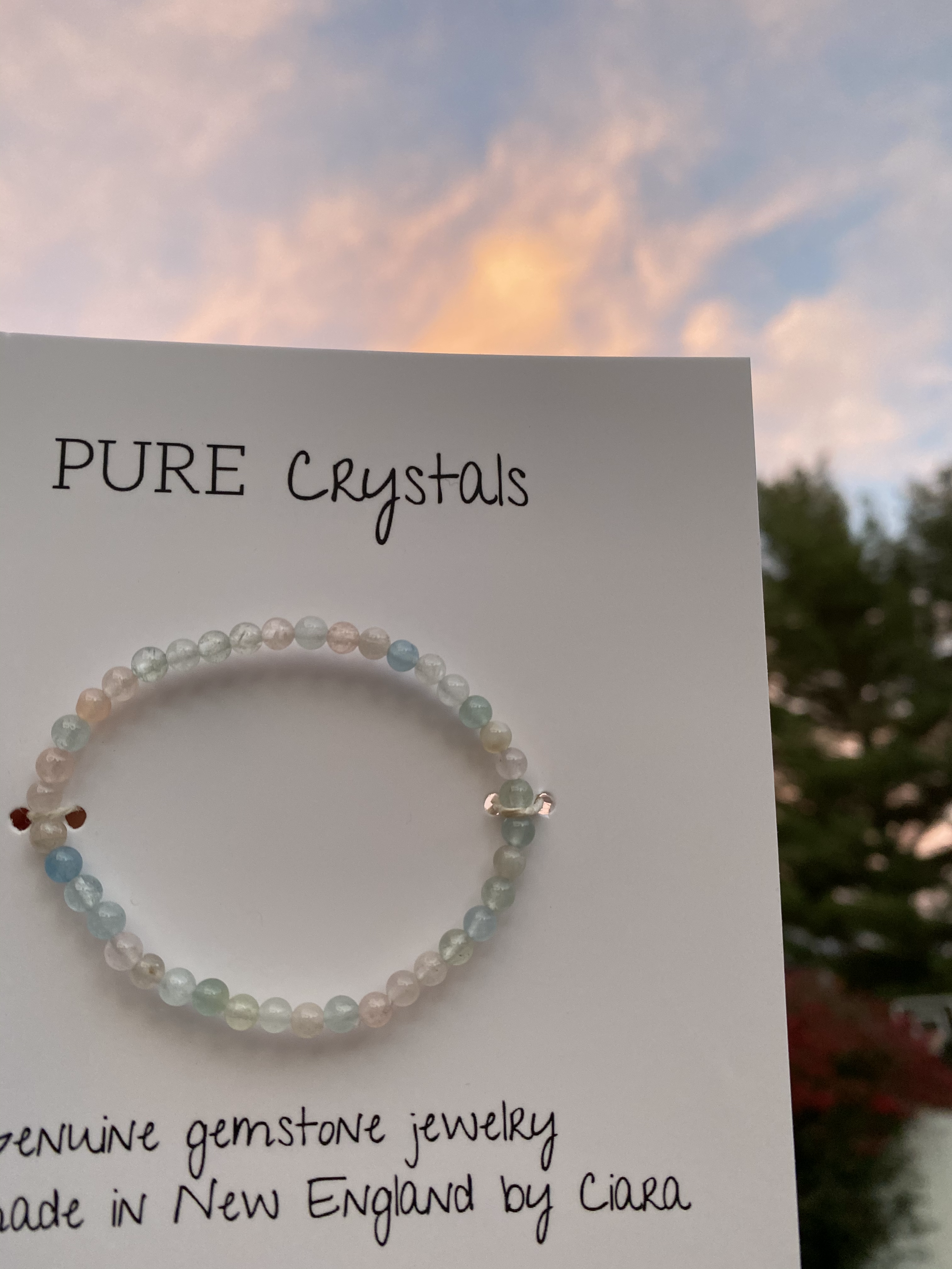 Aquamarine Mini Bracelet