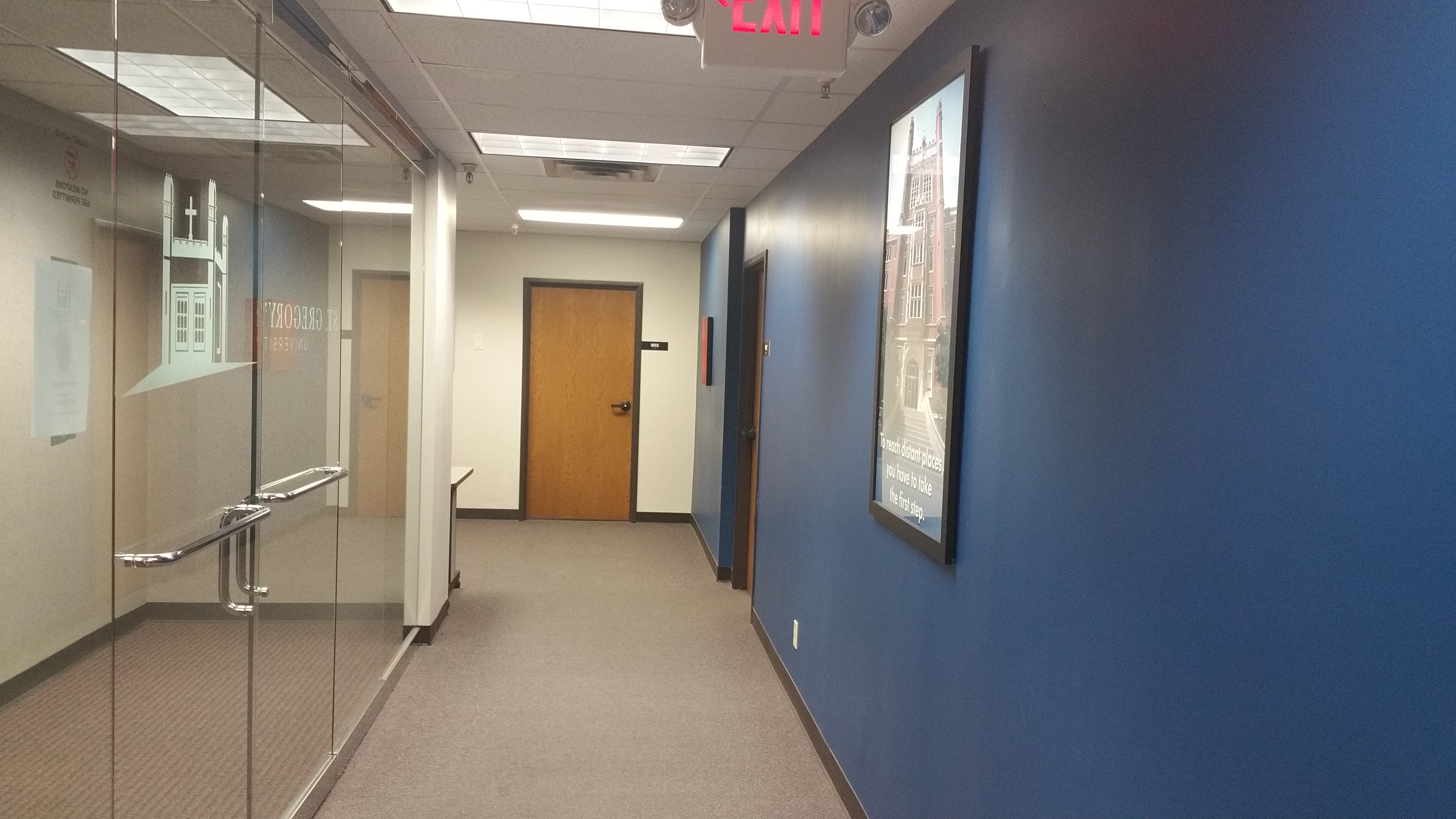 Hallway to Classrooms