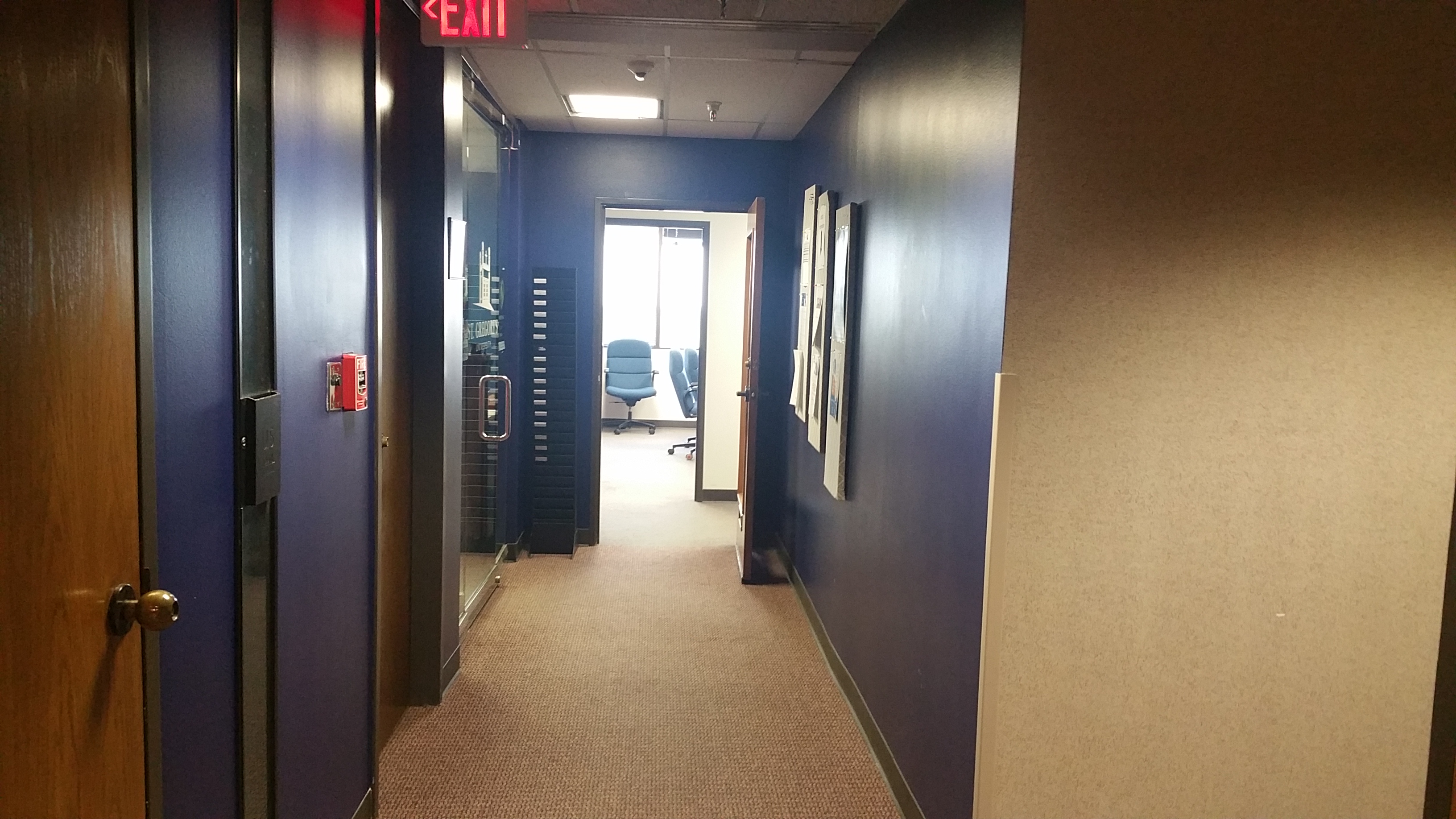 Hallway to Admin Offices