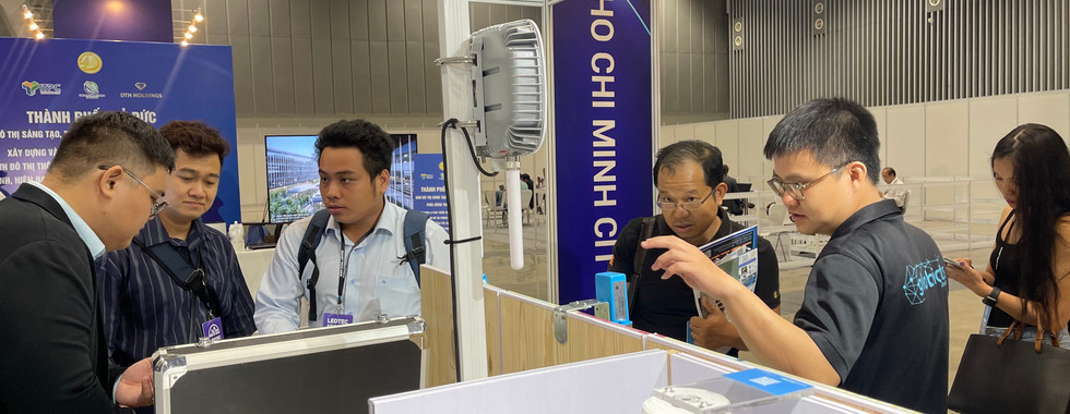 Daviteq's booth at Smart City Asia 2024