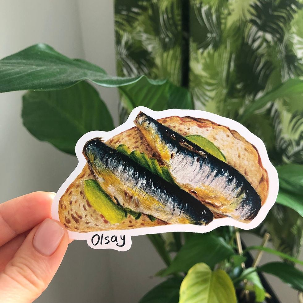 Thumbnail: Sardine toast sticker
