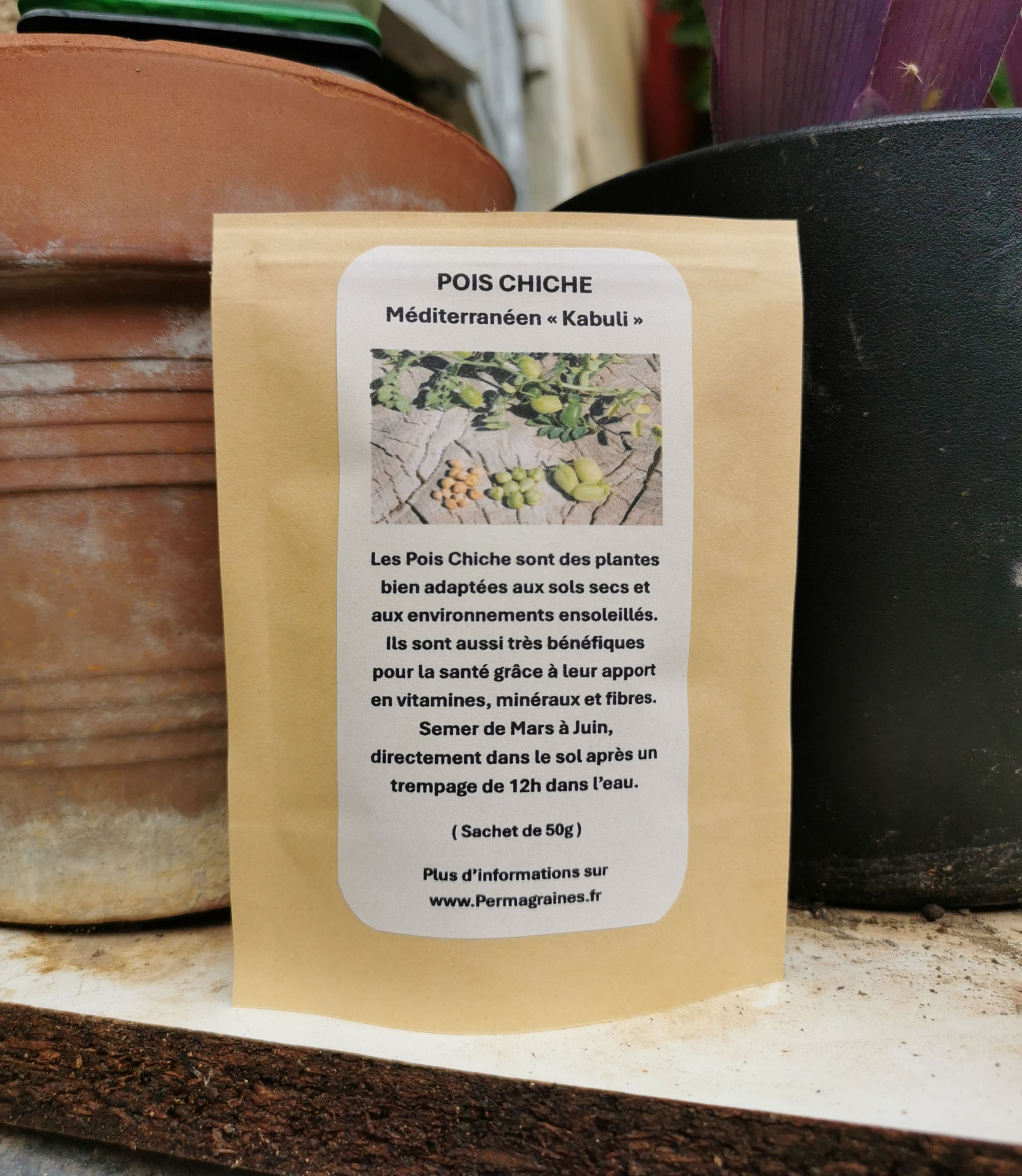 Pois Chiches "Méditerranéen Kabuli"