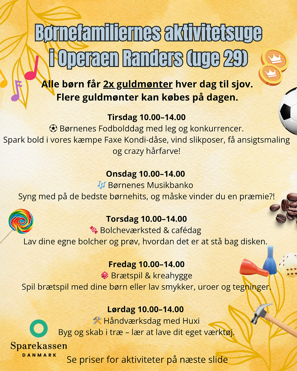 Børnefamiliernes aktivitetsuge (Uge 29)