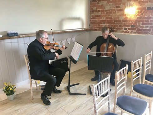 Hampshire wedding string duo