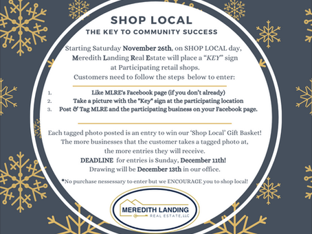 "SHOP LOCAL" and find the "KEY" to community success!