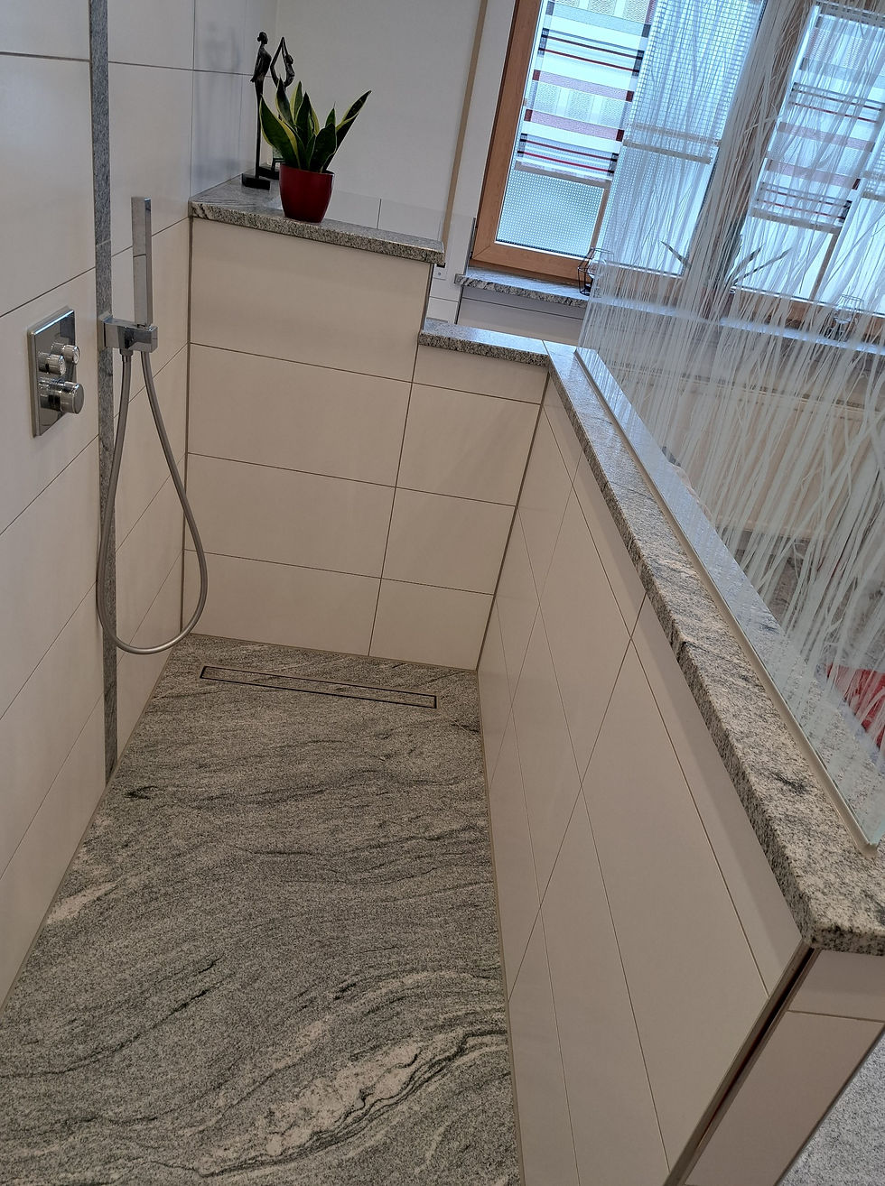 Abdeckplatten Dusche