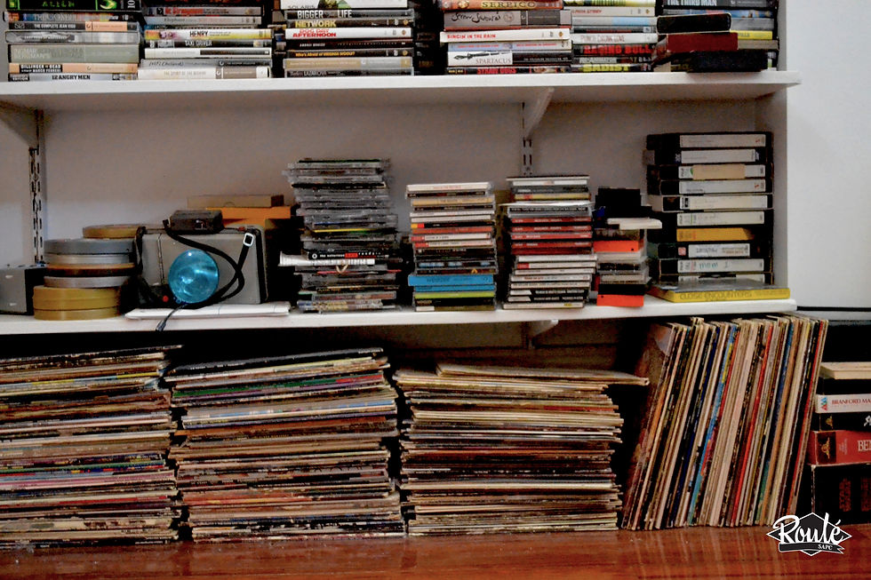 Part of ML's music collection