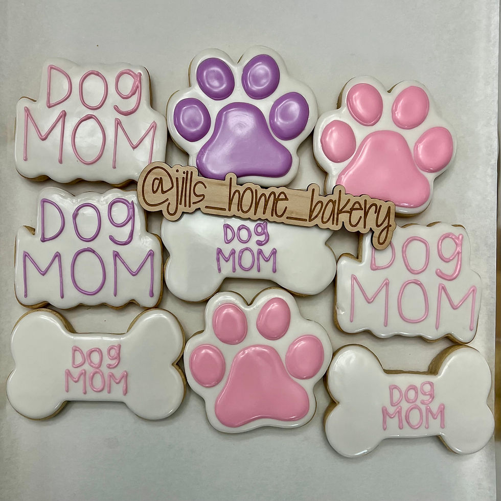 Dog Mom Mother's Day 2026 Custom Sugar Cookies