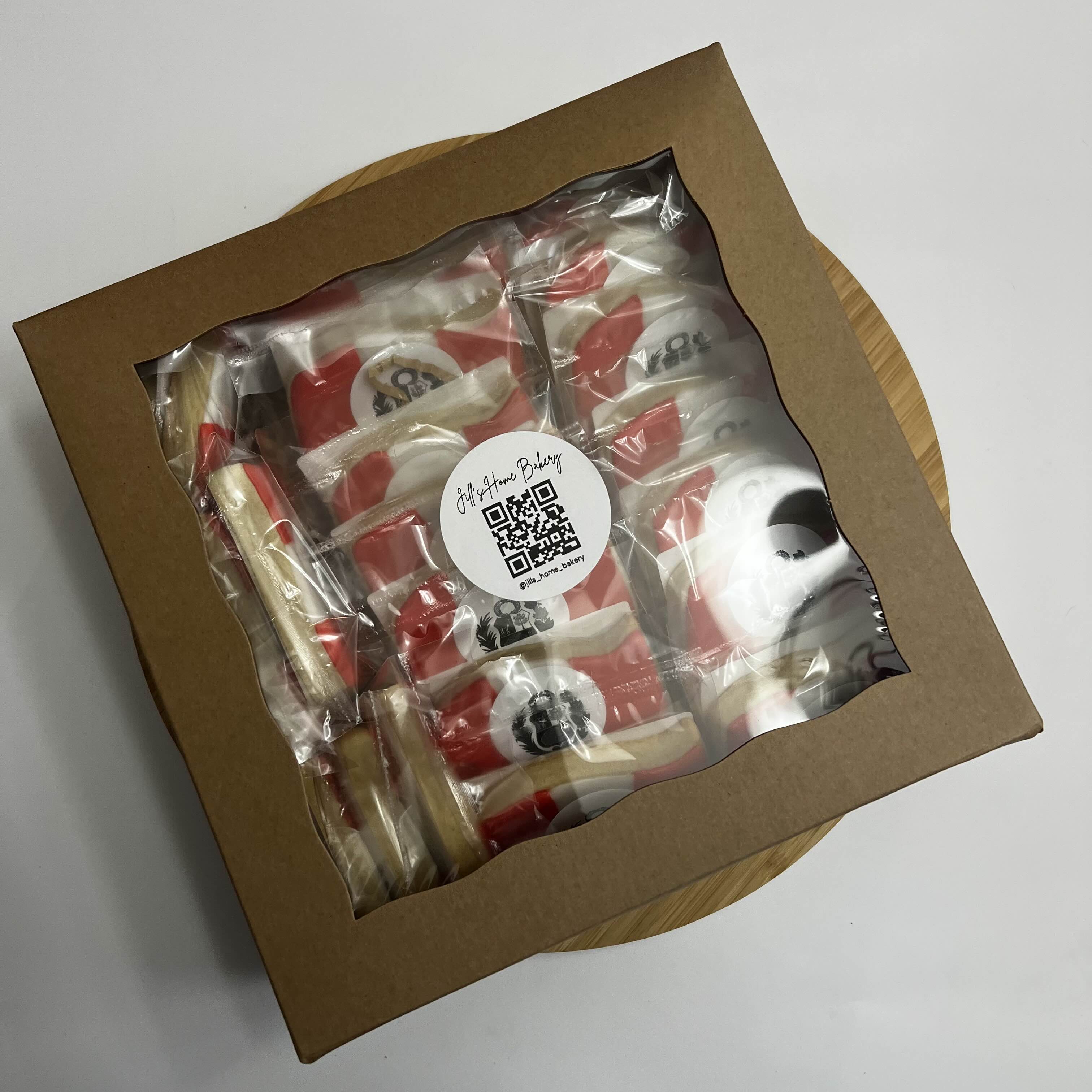Peruvian Flags Custom Sugar Cookies