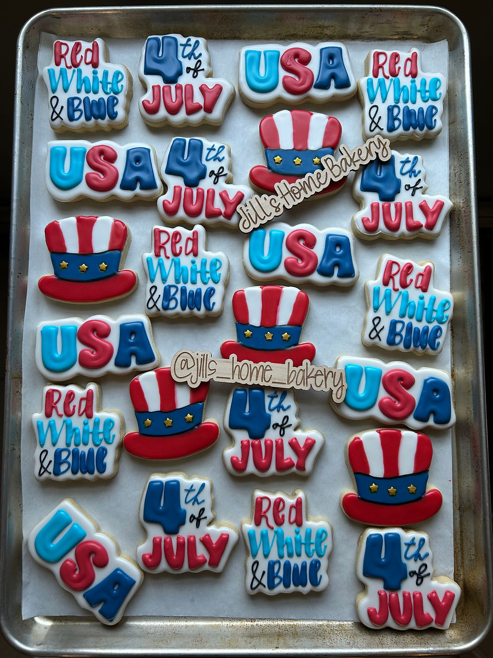 Fourth of July Custom Sugar Cookies 1