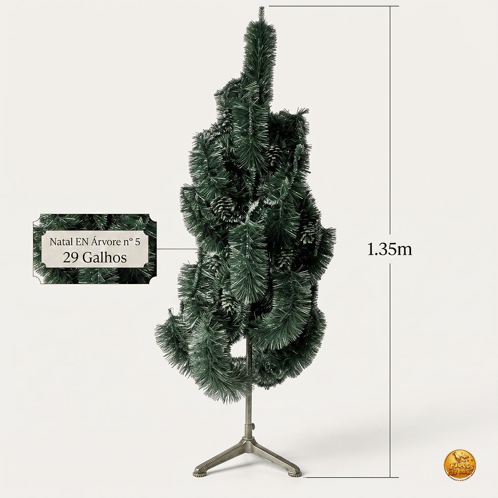 Miniatura: Natal EN Árvore nº 5 Verde 29 Galhos 1,35m