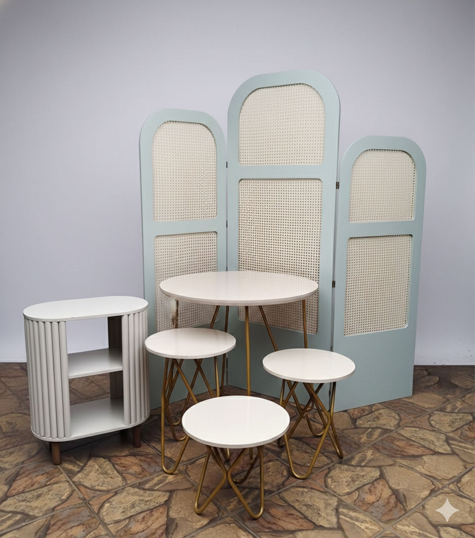 Miniatura: Kit San Mesas Laqueadas 4 Peças