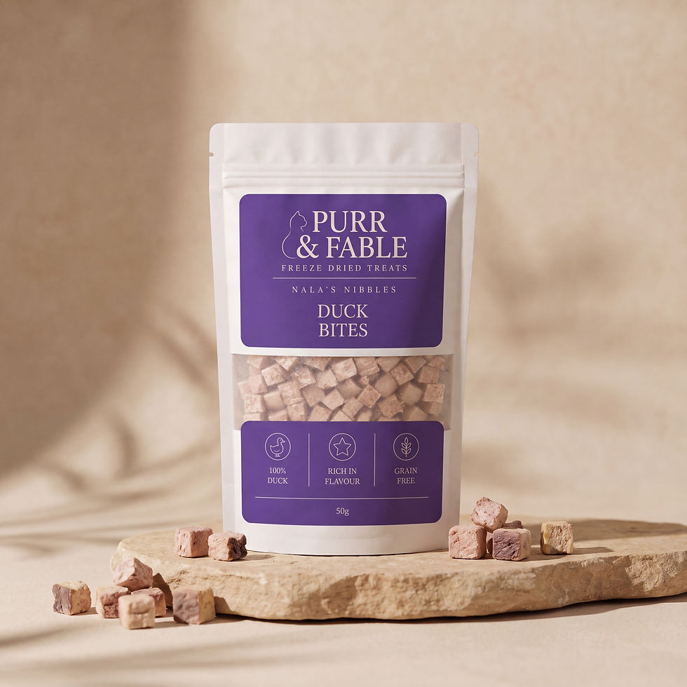freeze-dried duck cat treats