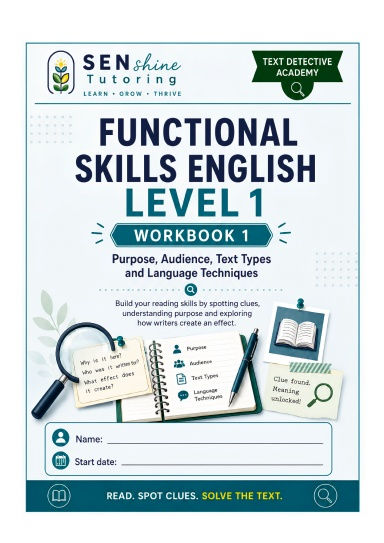 Functional Skills English Level 1 – Workbook 1