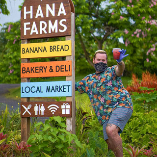 Hana Farms Roadside Sign and Work-trader