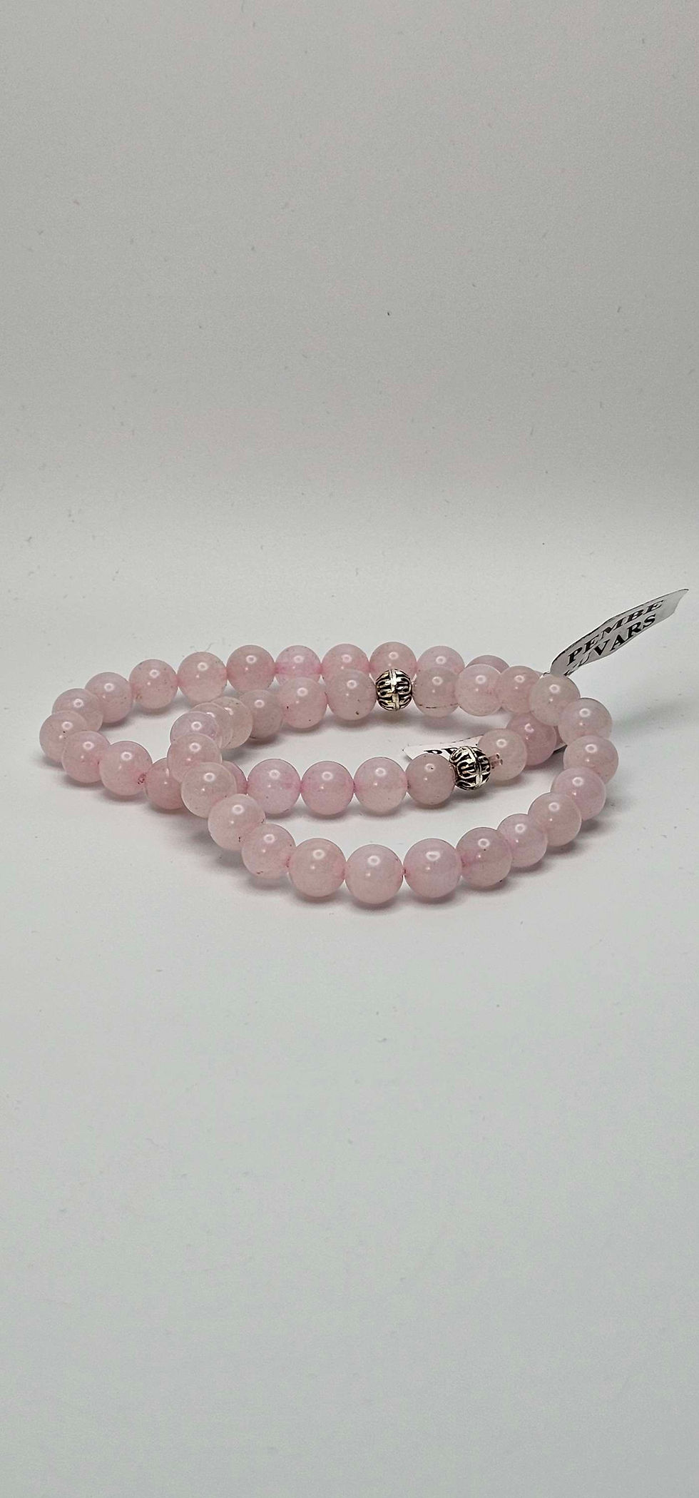 Thumbnail: Rose Quartz semi Bracelet 