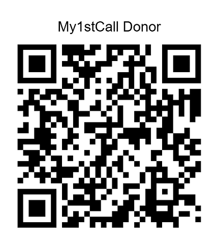 My1stCall Dona QR code
