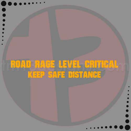 Road Rage Level Critical Decal | tm13designs