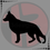 Thumbnail: German Shepherd Dog Silhouette Decal