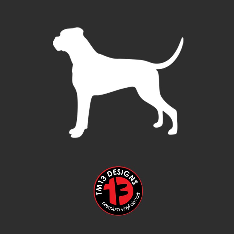 Thumbnail: Boxer Silhouette Decal