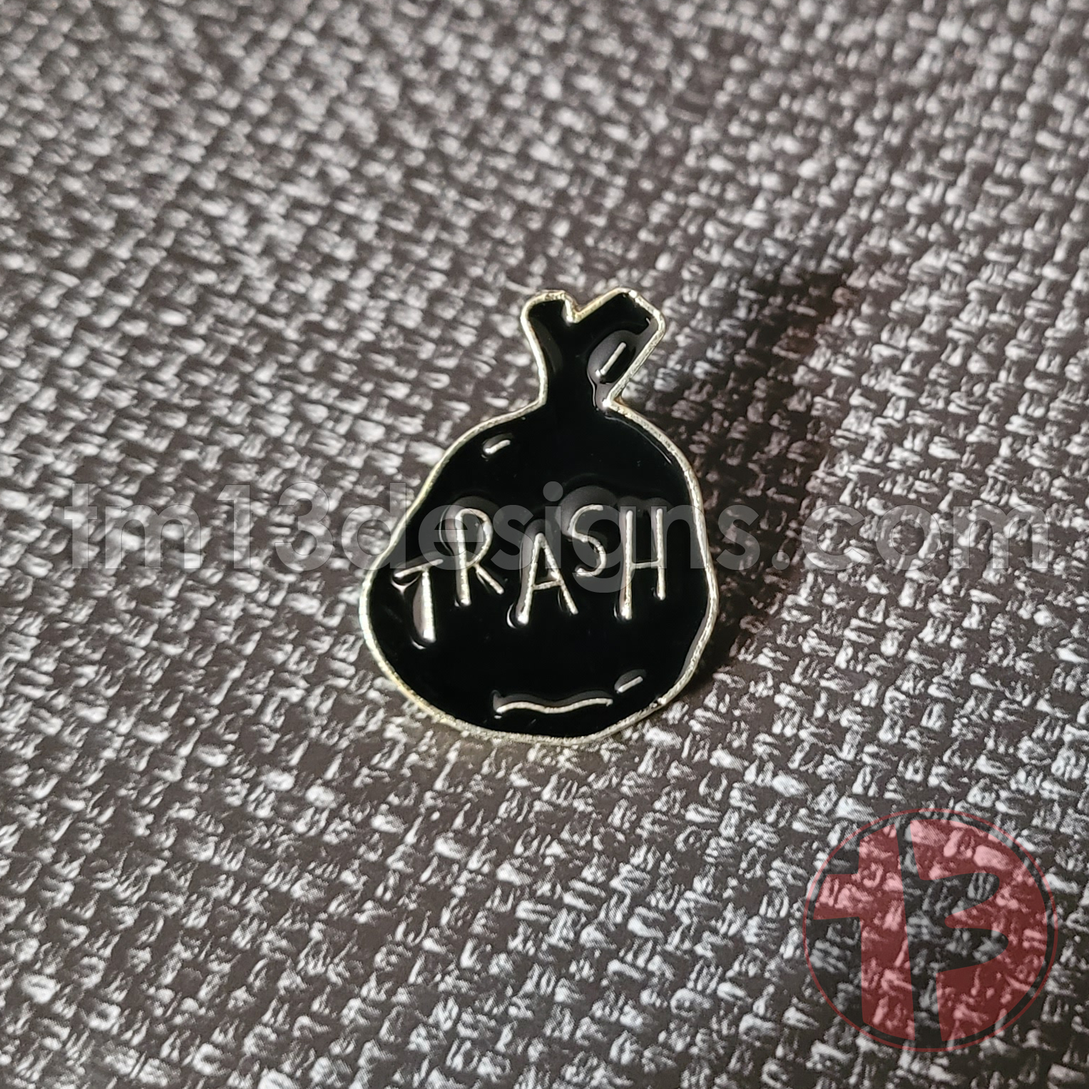 Literal Trash Pin