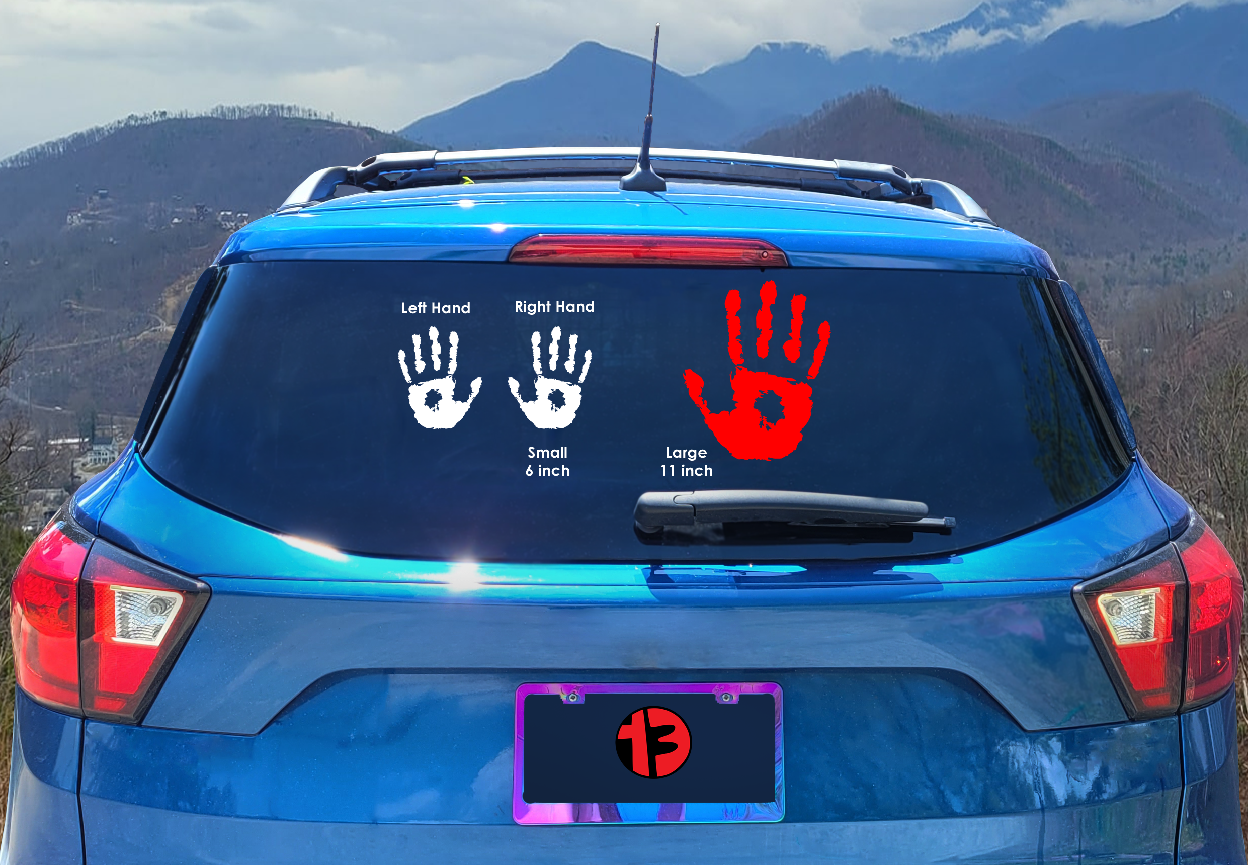 Bloody Hand Print Vinyl Decal | We Know | MMIWG