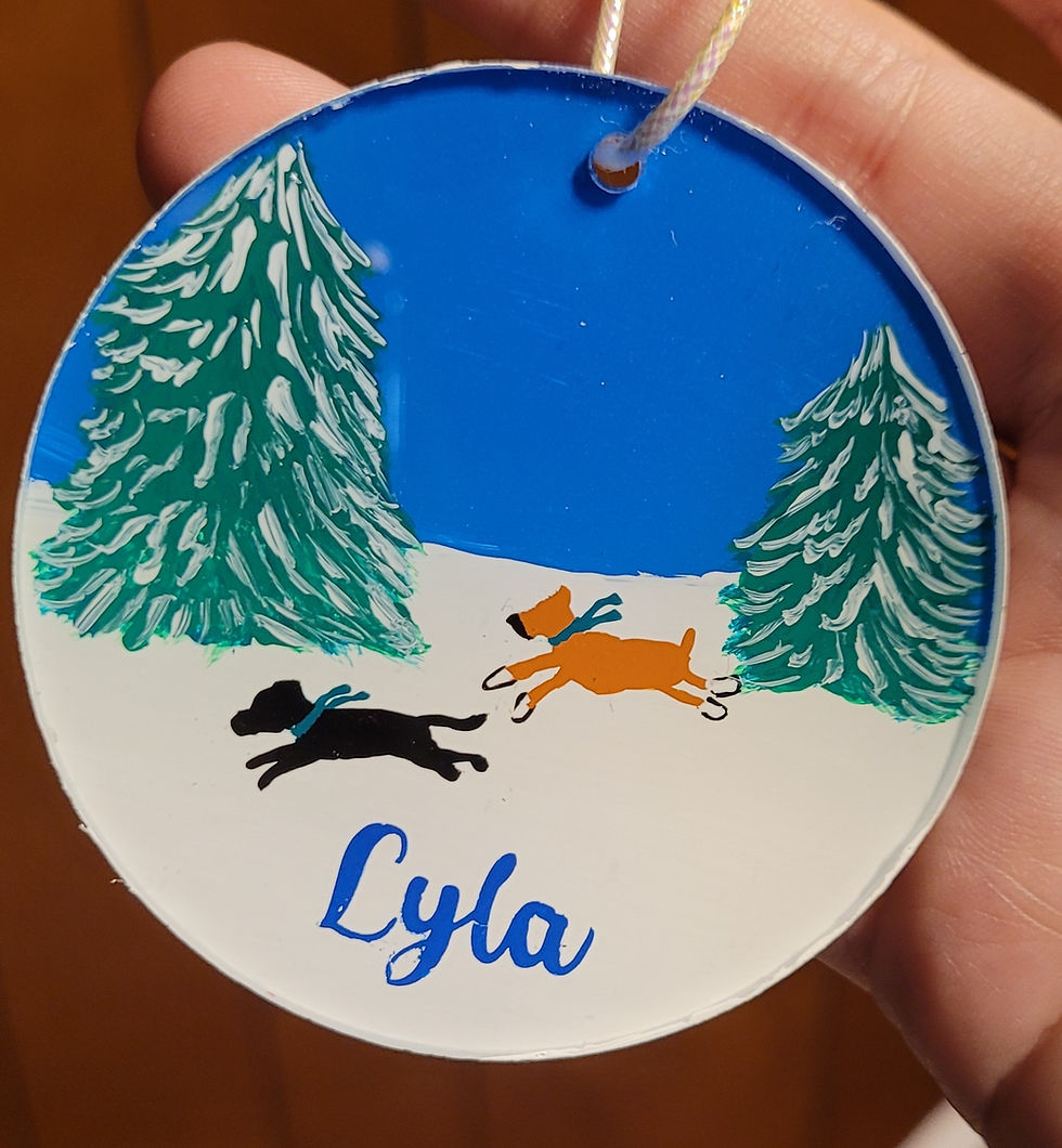 Thumbnail: Hand-painted Acrylic Ornaments (Classic)