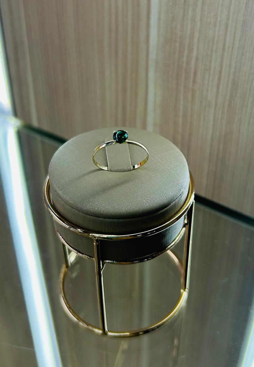 Miniatura: Anel em ouro 416 Solitário 