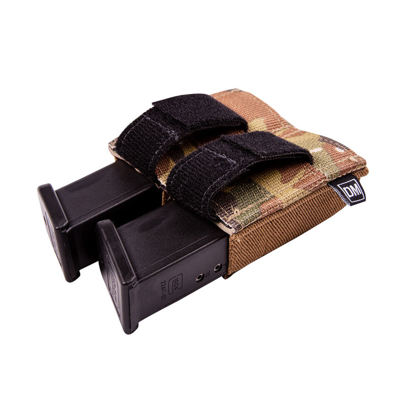 Thumbnail: Defense Mechanisms Double Pistol Mag Pouch