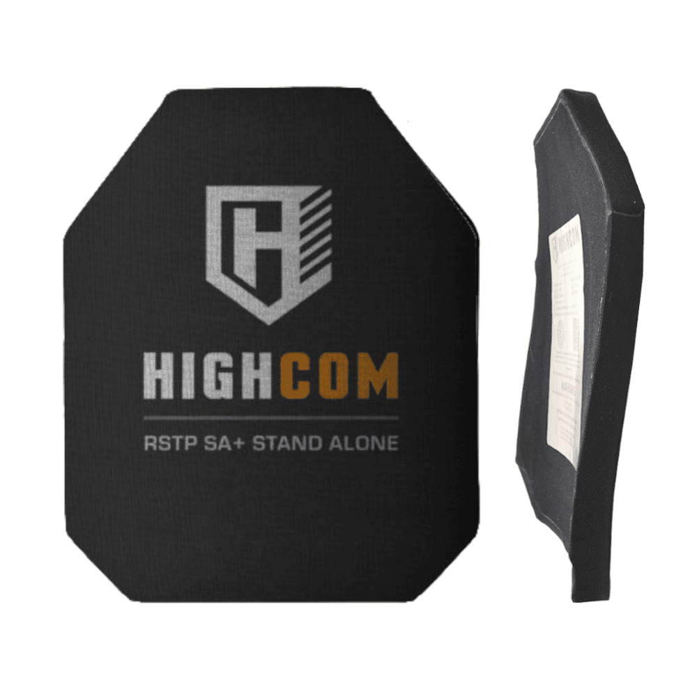 Two Highcom RSTP SA+ 10x12 Shooters Cut Multi Curve Level 3+ Plates (4.1lbs)
