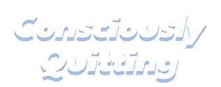 White version of the Consciously Quitting Logo with trademark