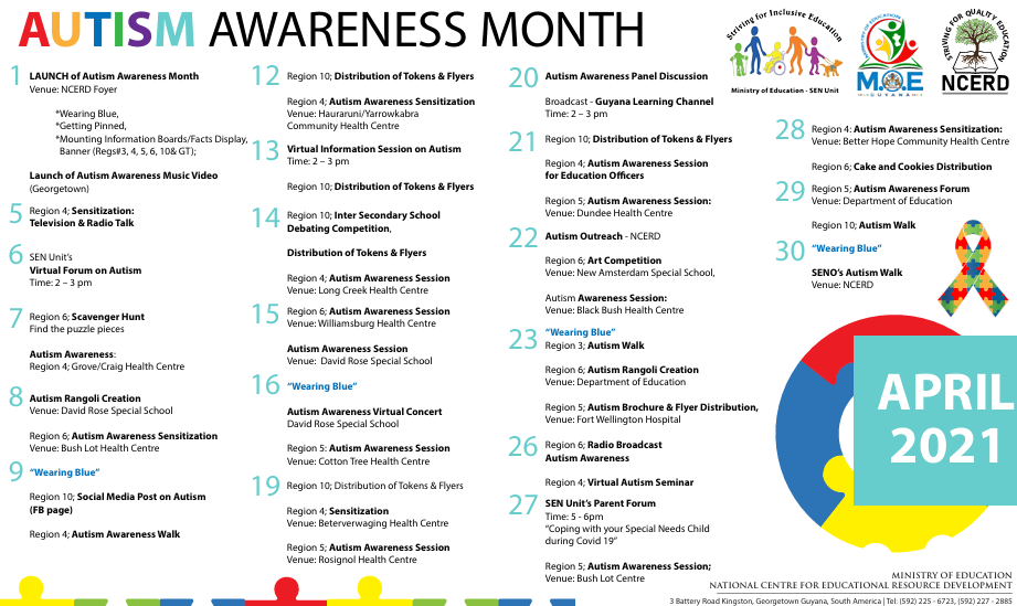 Autism Awareness Month 2021