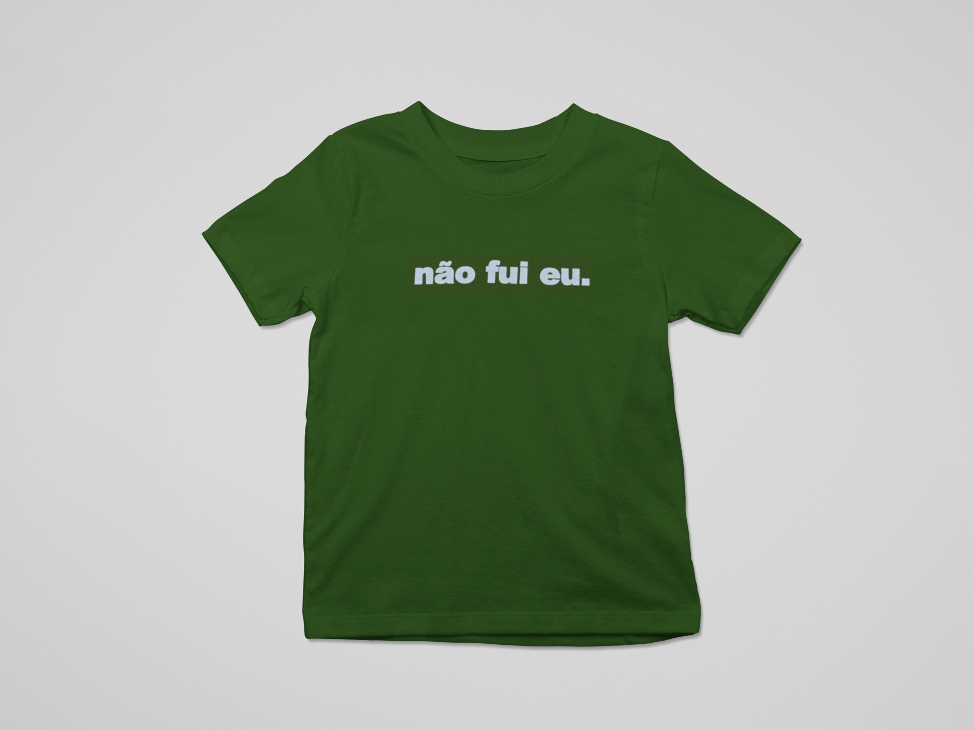CAMISETA INFANTIL NÃO FUI EU
