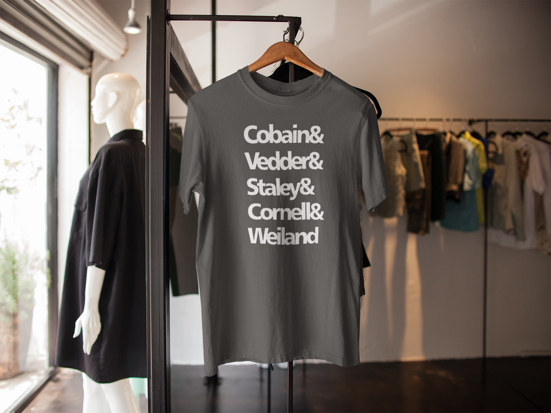 CAMISETA ESTONADA VOCAIS GRUNGE