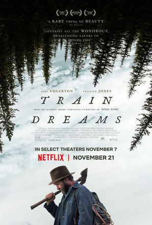 man with ax train trees forest dreams joel edgerton