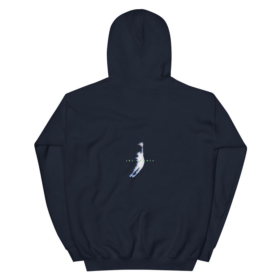 Thumbnail: DM Unisex Hoodie w Two-sided Print