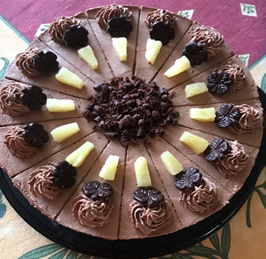 Schoko-Ananas Torte vegan