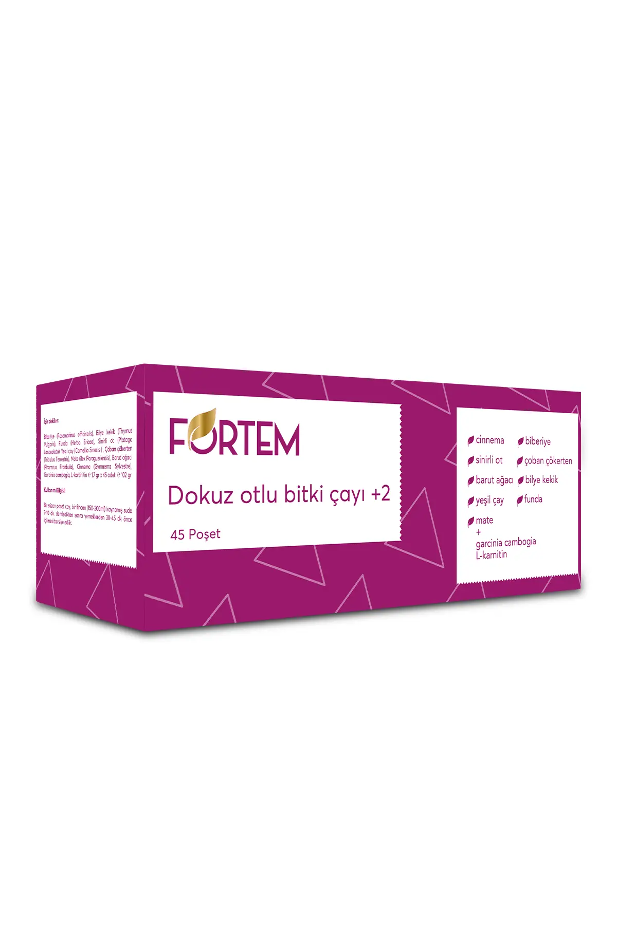 Fortem Dokuz Ot + 2 Bitki Çayı