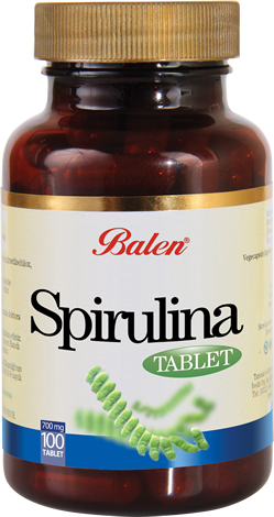 Spirulina (Mavi-Yeşil Alg) Kapsül Takviye Edici Gıda