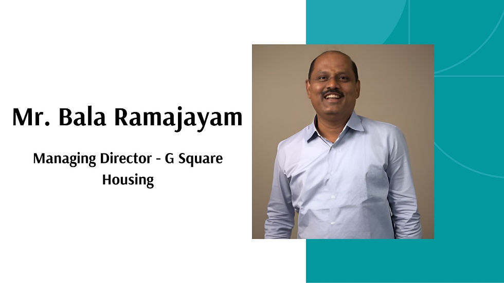 G Square Owner Bala Ramajayam's journey: Overcoming challenges to success.