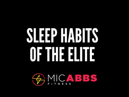 Sleep Habits of the Elite