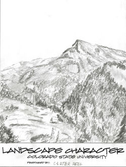 Landscape Character Mountain Sketch