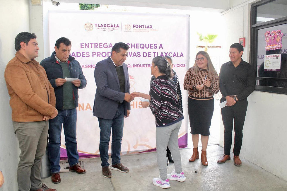 #GraphosCc #Tlx #Noticias #GobTlax | Fomtlax impulsa el crecimiento de emprendedores tlaxcaltecas con entrega de créditos productivos