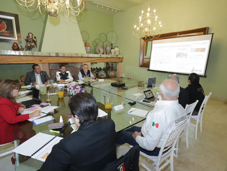 #AIGCcTlx | ENCABEZÓ LORENA CUÉLLAR PRIMERA REUNIÓN DE PROTECCIÓN CIVIL CON LA CNPC