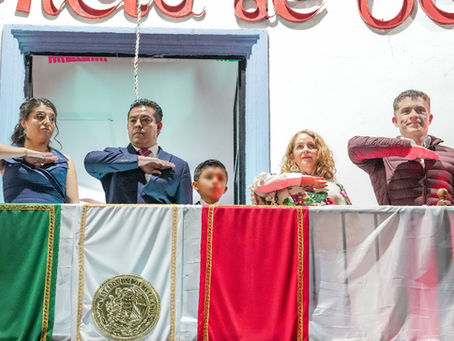 #GraphosCc #Tlx #Noticias #Municipios #TlaxcalaCapital | OCOTLÁN RECIBE CON ENTUSIASMO AL ALCALDE ALFONSO SÁNCHEZ GARCÍA EN FIESTA ALUSIVA AL ANIVERSARIO DE LA INDEPENDENCIA