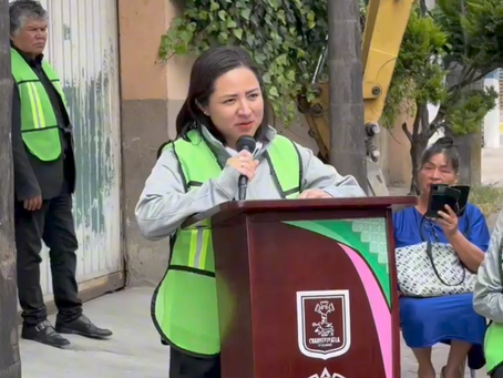#GraphosCc #Tlx #Noticias #Municipios #SPM | Ana Lucia Arce arranca obra de drenaje en la comunidad de San Miguel SPM.
