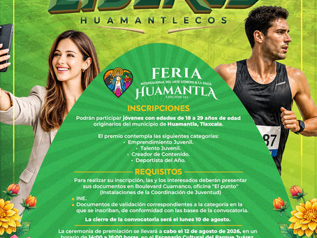 #GraphosCc #Tlx #Noticias #Municipios #Huamantla | CHAVA SANTOS CONVOCA AL PREMIO MUNICIPAL DE LA JUVENTUD "LÍDERES HUAMANTLECOS"