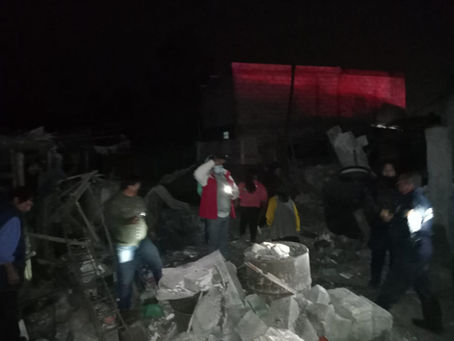 #AIGCcTlx | ATIENDEN CUERPOS DE EMERGENCIA Y SEGURIDAD EXPLOSIÓN EN UNA CASA DE CHIAUTEMPAN