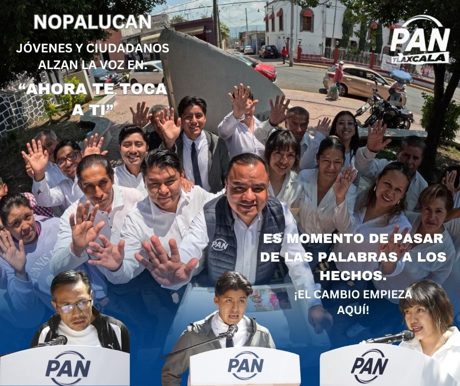 #GraphosCc #Tlx #Noticias | En Nopalucan, jóvenes y ciudadanos alzan la voz en ‘Ahora te toca a ti’. Es momento de pasar de las palabras a los hechos.