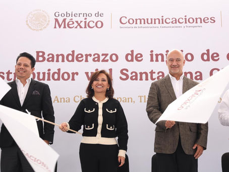 #GraphosCc #Tlx #Noticias #GobTlax | CONSTRUCCIÓN DEL DISTRIBUIDOR VIAL SANTA ANA CHIAUTEMPAN ESTARÁ LISTO EN SEPTIEMBRE DEL 2026